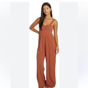 ROXY Adventure Bound Wide leg jumpsuit baked clay
